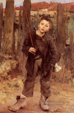 パ・メシェ・ナッシング・ディオンの田舎暮らし ジュール・バスティアン・ルパージュ Oil Paintings